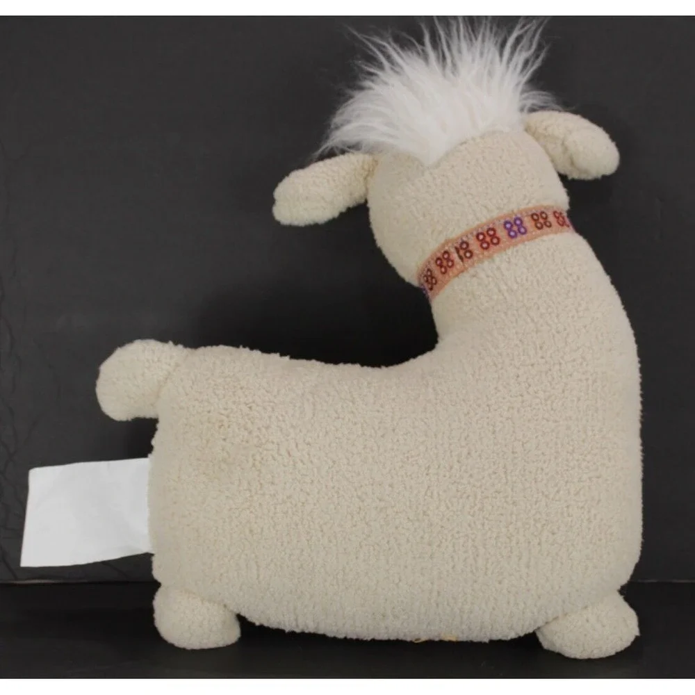 Alpaca Accent Throw Pillow 14 x 18 Décorative Fuzzy Soft Urban Outfitters